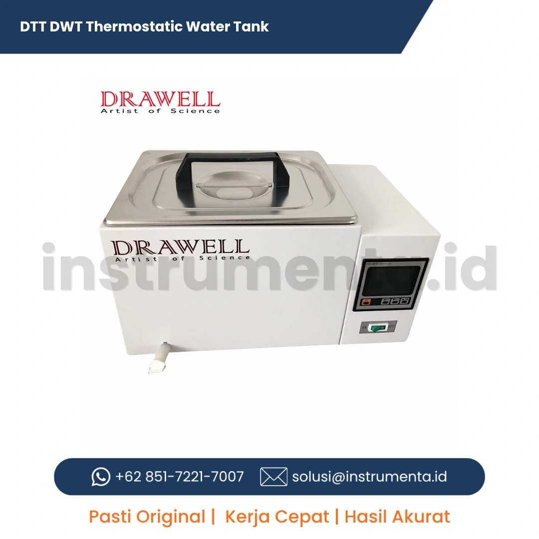 Distributor Resmi DTT DWT Thermostatic Water Tank Drawell - Water Bath Laboratorium Presisi Tinggi Ready Stock